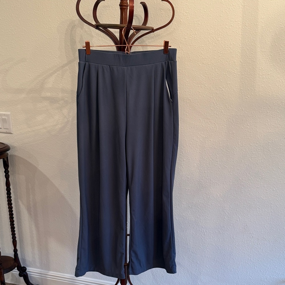 HALARA Wide Leg Blue Gray Women's Pants